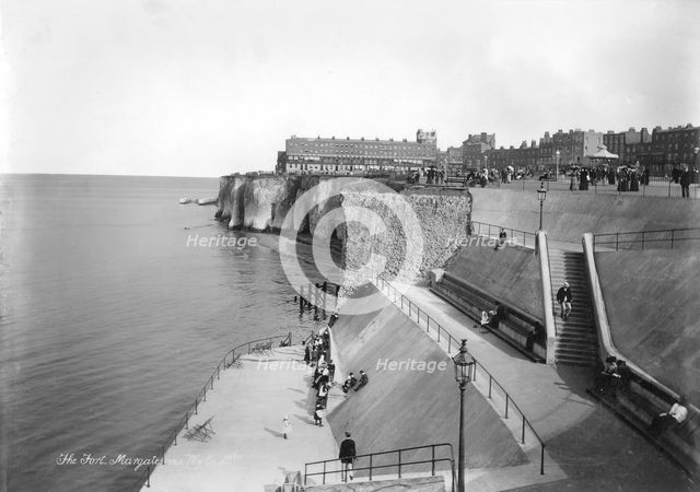 The fort at Margate, Kent, 1890-1910. Artist: Unknown