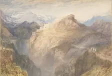 The Fort of L'Esseillon, Val de la Maurienne, France, 1835-36. Creator: JMW Turner