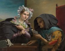 The Fortune Teller, 1828. Creator: Marie Adelaïde Kindt
