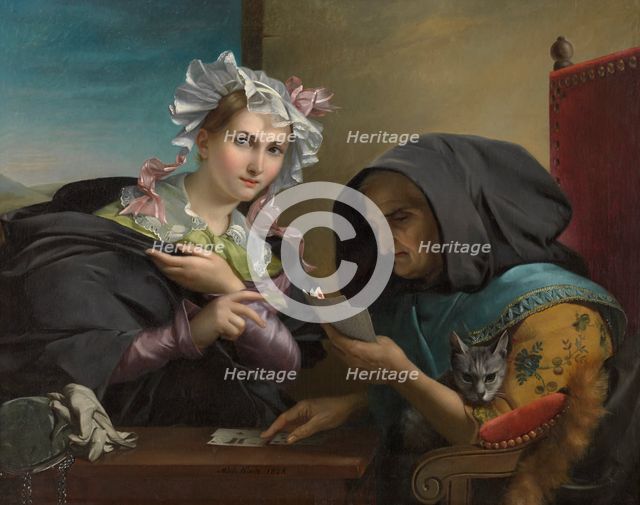 The Fortune Teller, 1828. Creator: Marie Adelaïde Kindt.