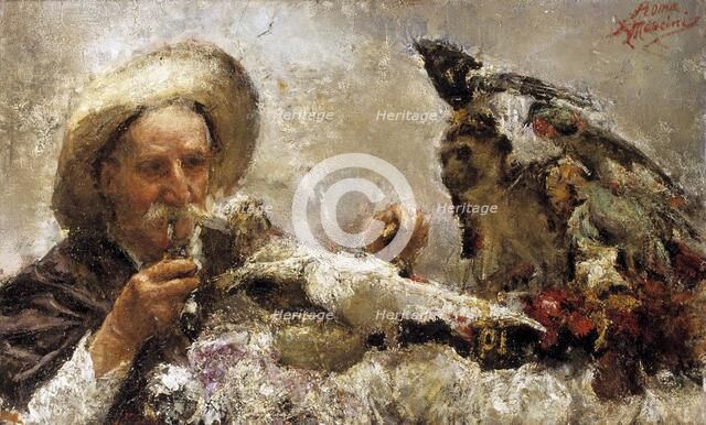 'The fortune teller', 1870-1930. Artist: Antonio Mancini