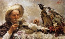 The fortune teller 1870-1930. Creator: Antonio Mancini