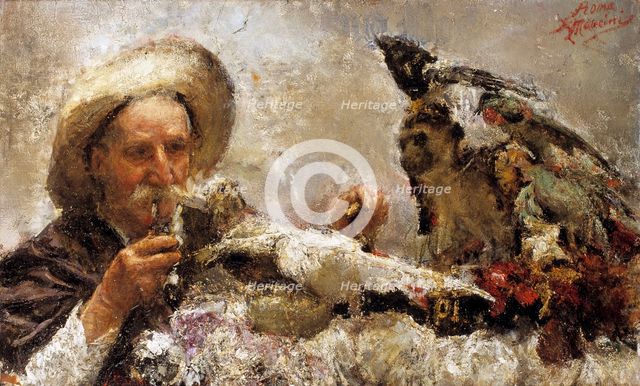 'The fortune teller', 1870-1930. Creator: Antonio Mancini.