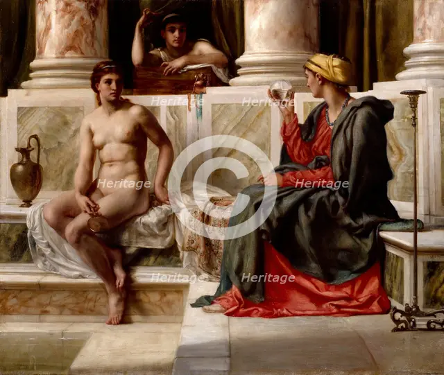 The Fortune Teller, 1877. Creator: Edward John Poynter.