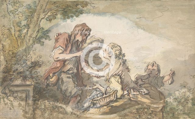 The Fortune Teller, 18th century. Creator: Francois Boucher.