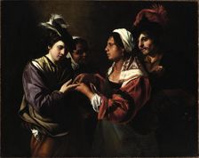 The Fortune Teller, c.between 1616 and 1617. Creator: Bartolomeo Manfredi