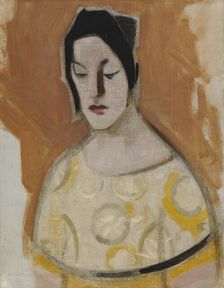 The Fortune-Teller (Woman in Yellow Dress), 1926. Creator: Helene Schjerfbeck