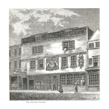 The Fortune Theatre. From a print published by Wilkinson in 1811, 1878