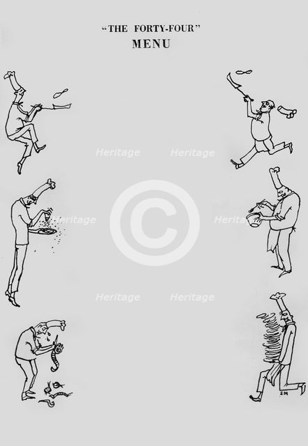 The "Forty-Four" restaurant menu, c1955. Creator: Shirley Markham.