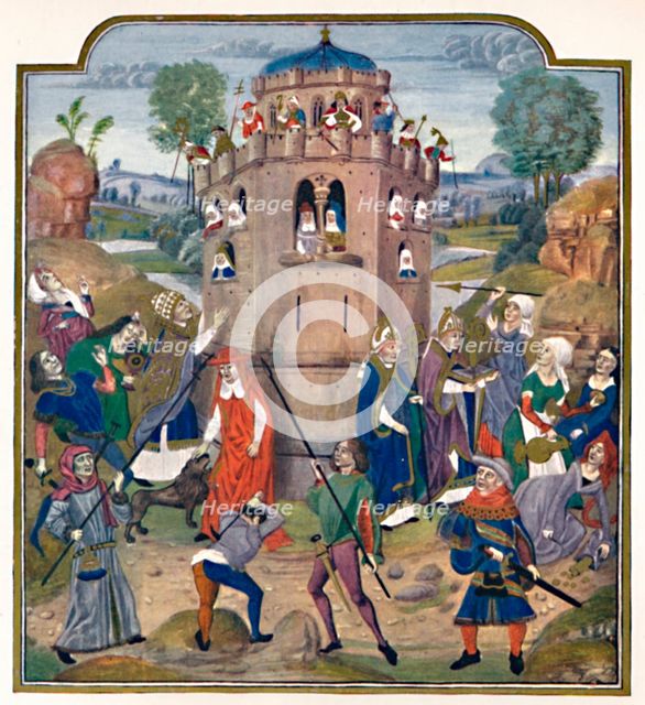 'The Forteresse De La Foy. (MS. Roy. 17 F. vi)', 1903. Artist: Unknown.