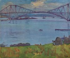 The Forth Bridge 1914, (1918). Artist: Sir John Lavery