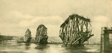 The Forth Bridge in Course of Construction c1930. Creator: Unknown