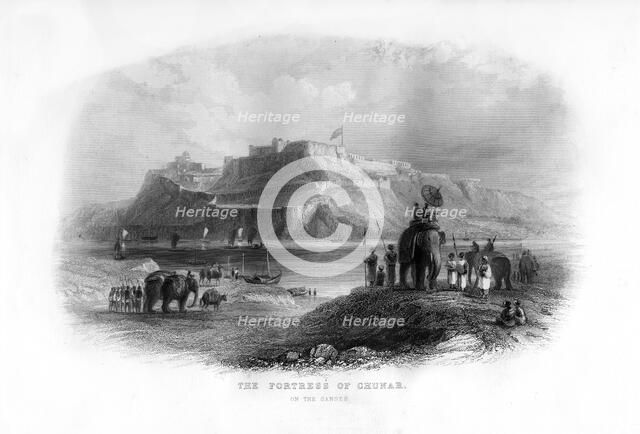 The Fortress of Chunar, India, 19th century. Artist: Unknown