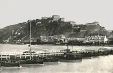 The Fortress of Ehrenbreitstein on the Rhine, Germany, 1895. Creator: Francis Frith & Co