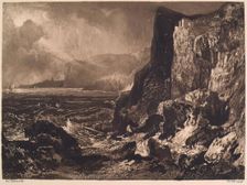 The Fortress of Fast Castle, (c1820s), c1889. Creator: William Brassey Hole