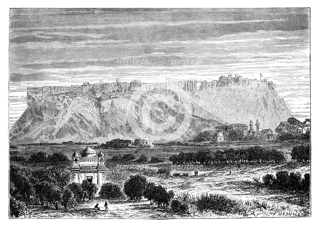 The Fortress of Gwalior. Artist: Unknown