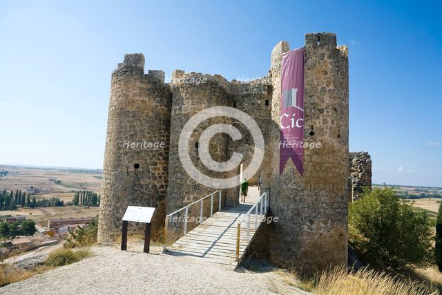 The fortress of Penaranda de Duero, Spain, 2007. Creator: Samuel Magal.