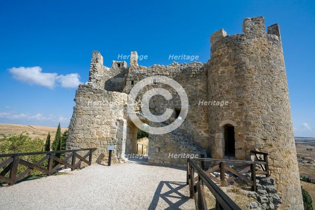 The fortress of Penaranda de Duero, Spain, 2007. Creator: Samuel Magal.