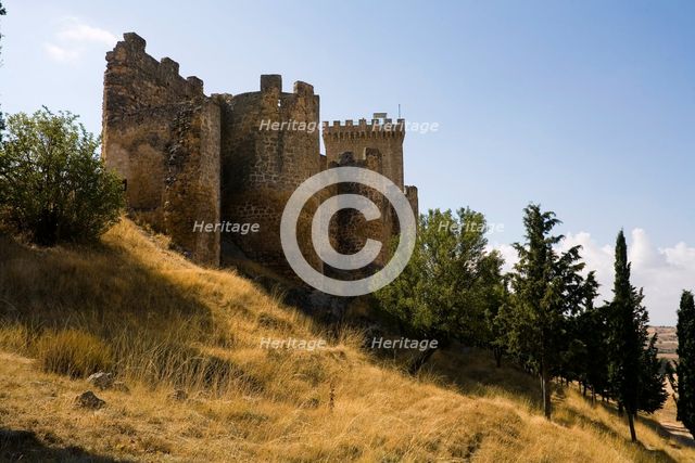 The fortress of Penaranda de Duero, Spain, 2007. Creator: Samuel Magal.