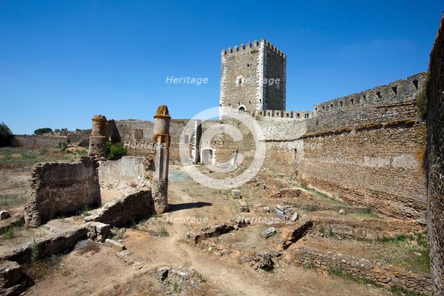 The fortress at Portel, Portugal, 2009. Creator: Samuel Magal.