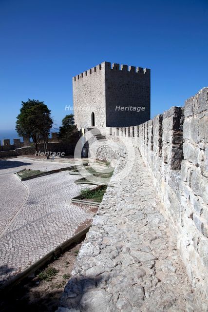 The fortress at Sesimbra, Portugal, 2009. Creator: Samuel Magal.