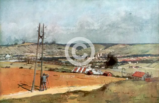 'The Forts of Chaume', Verdun, France, 19 March 1916, (1926). Artist: Unknown