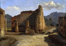 The Forum of Pompeii' c1816-1822. Creator: Achille Etna Michallon