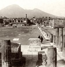 The forum of Pompeii, Italy, 1894. Creator: Unknown