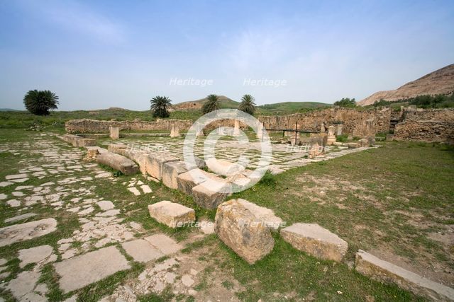 The forum at Bulla Regia, Tunisia. Creator: Samuel Magal.