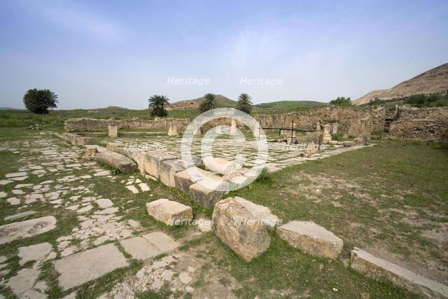 The forum at Bulla Regia, Tunisia. Artist: Samuel Magal
