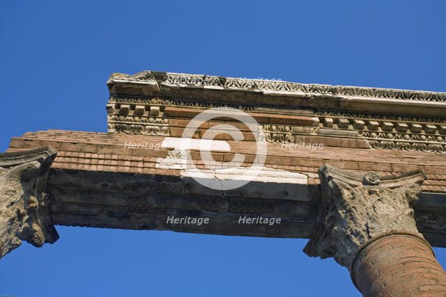 The forum at Pompeii, Italy. Creator: Samuel Magal.