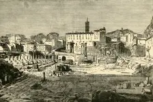 The Forum at Rome 1890. Creator: Unknown