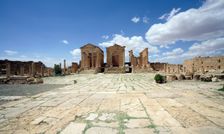 The forum at Sbeitla, Tunisia. Creator: Samuel Magal