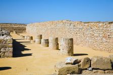 The forum in the Roman city of Emporiae, Empuries, Spain, 2007. Creator: Samuel Magal