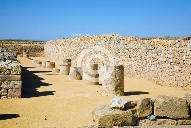 The forum in the Roman city of Emporiae, Empuries, Spain, 2007. Creator: Samuel Magal.