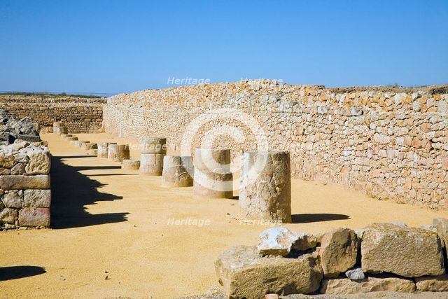 The forum in the Roman city of Emporiae, Empuries, Spain, 2007. Creator: Samuel Magal.