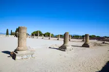 The forum in the Roman city of Emporiae, Empuries, Spain, 2007. Creator: Samuel Magal
