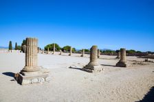 The forum in the Roman city of Emporiae, Empuries, Spain, 2007. Creator: Samuel Magal