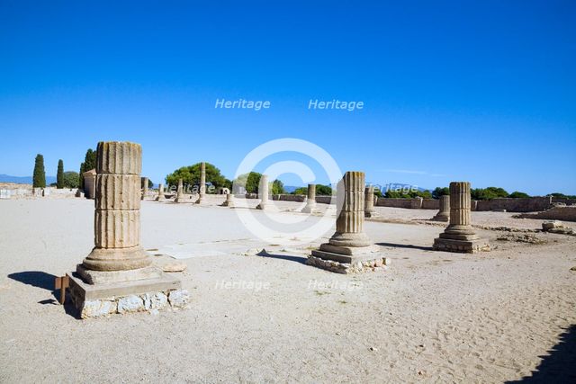 The forum in the Roman city of Emporiae, Empuries, Spain, 2007. Creator: Samuel Magal.