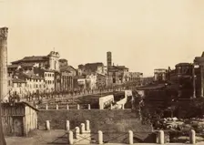 The Forum, Rome, 1853-56. Creator: Possibly by Jane Martha St. John