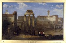 The Forum, Rome. Artist: David Roberts