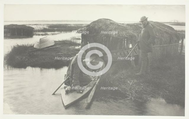 The Fowler's Return, 1886. Creator: Peter Henry Emerson.