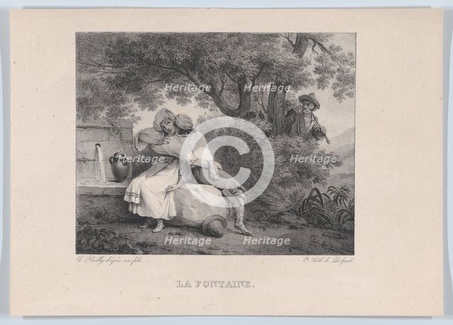 The Fountain, 1826. Creator: Louis Leopold Boilly.