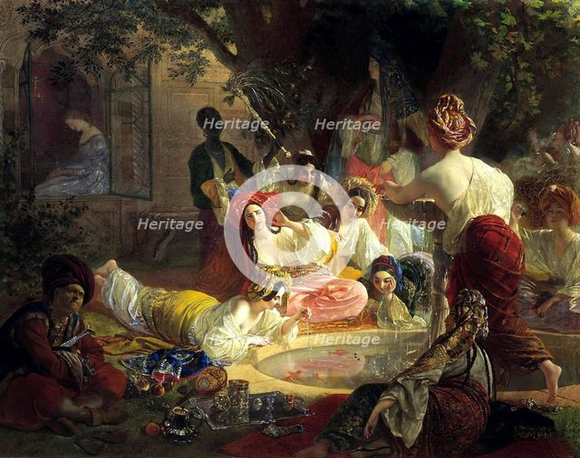 'The Fountain of Bahçesaray', 1849.  Artist: Karl Briullov