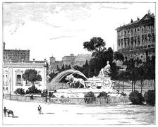 The Fountain of Cybele, Madrid, 1900