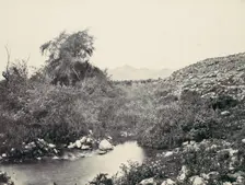The Fountain of Jerico and Probable Site of the City, ca. 1857. Creator: Francis Frith