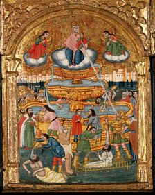 The fountain of life, and saints. Creator: Unknown