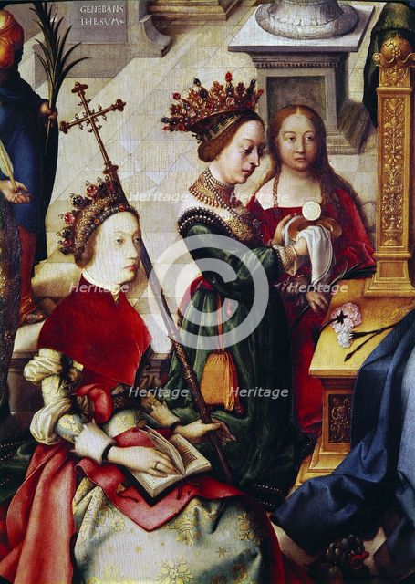 The Fountain of Life (Detail), 1519. Artist: Holbein, Hans, the Elder (1465-1524)