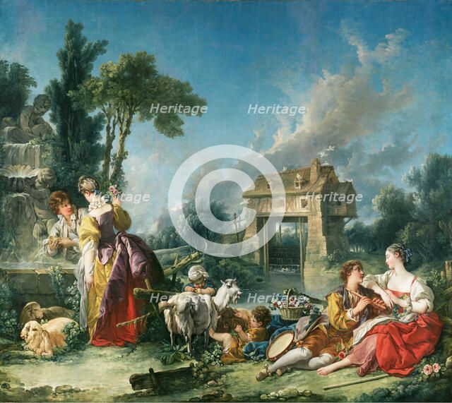 The Fountain of Love, 1748. Creator: Francois Boucher.