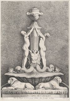 The Fountain of the Graces, 1737. Creator: Gabriel Huquier